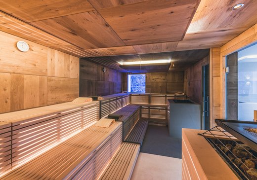 Schlosshotel Spa Ischgl Sauna Eiche