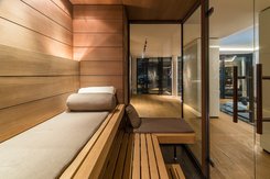 Sauna AURA mit Lounge-Atmosphäre