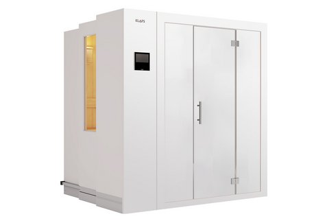 S1 Sauna Außenverkleidung White