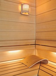 Sauna AURA – schicke Innenausstattung