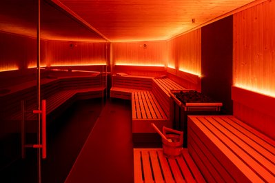 KLAFS Fitness Studio Referenzen Sauna © KLAFS - Federico Farinatti, Indigo Fitness Zürich