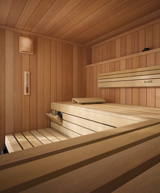 Inneneinrichtung der Sauna PREMIUM