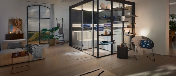 KLAFS Sauna Gesa - Design by Gesa Hansen – die neue Sauna im Japandi-Stil