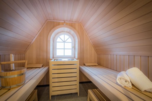 KLAFS Sauna PREMIUM Maßanfertigung Interieur Sylt