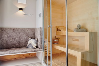 Boutique-Hotel Matthiol in Zermatt: Hotelzimmer mit eigener Sauna